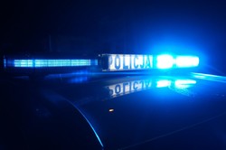 belka policyjnego radiowozu