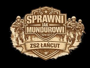 Logo konkursu sprawny jak mundurowy.